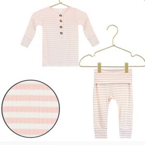 Lou Lou & Company Harper Ribbed Top + Bottoms Set